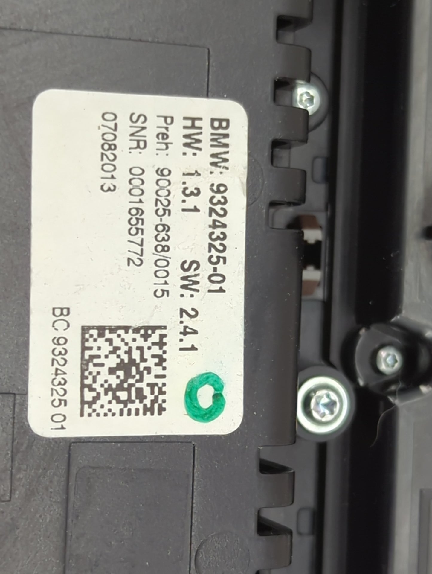 2011-2016 Bmw 535i Climate Control Module Temperature AC/Heater Replacement P/N:9324325-01 9024325-01 Fits OEM Used Auto Par
