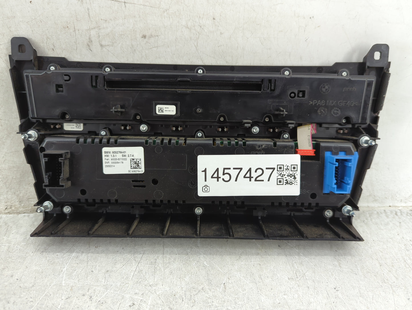 2011-2016 Bmw 535i Climate Control Module Temperature AC/Heater Replacement P/N:9352764-01 Fits Fits 2011 2012 2013 2014 201