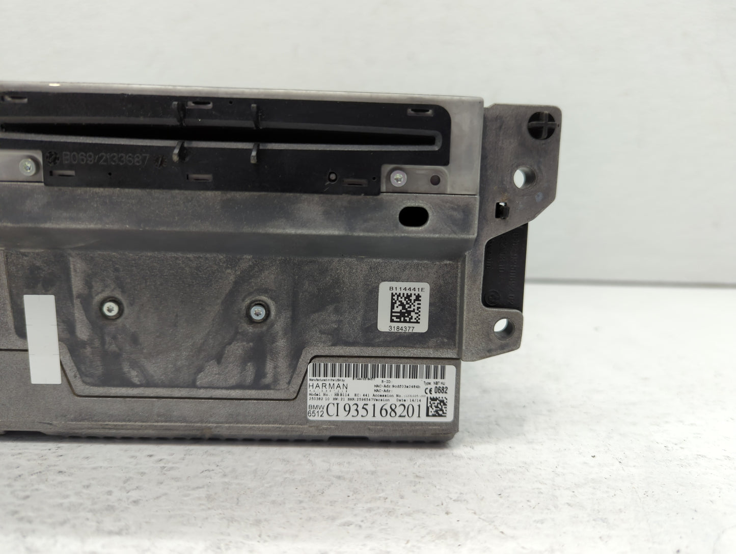 2014-2017 Bmw 535i Radio AM FM Cd Player Receiver Replacement P/N:935168201 9 383 072 01 Fits Fits 2014 2015 2016 2017 OEM U