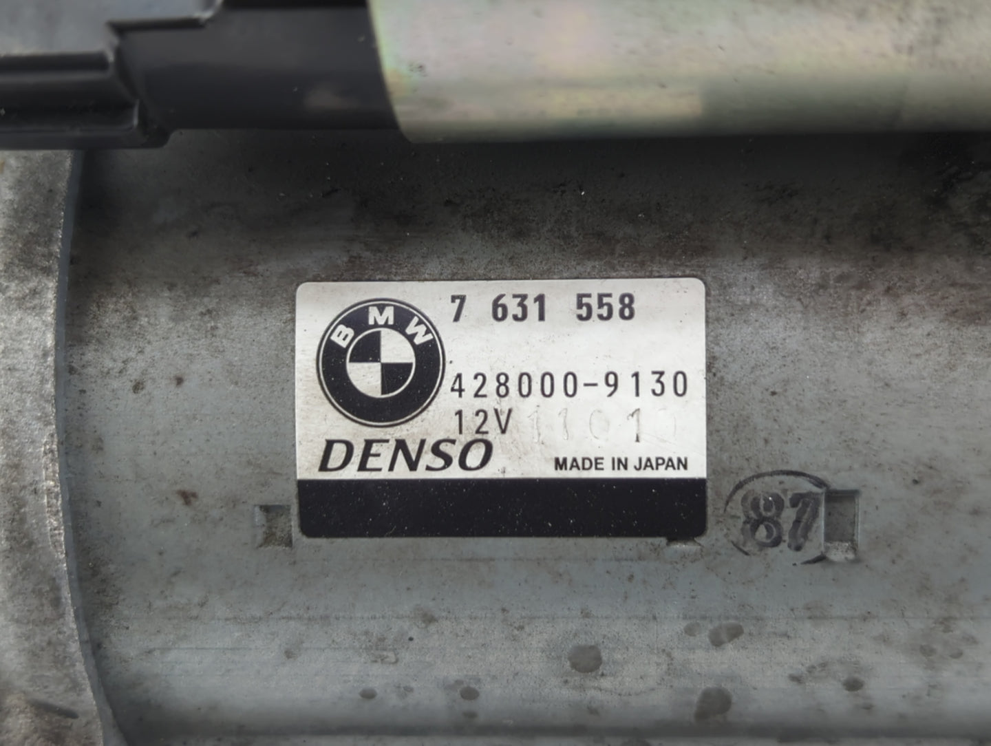 2014-2017 Bmw 535i Car Starter Motor Solenoid OEM P/N:428000-9130 7 631 558 Fits OEM Used Auto Parts - Oemusedautoparts1.com