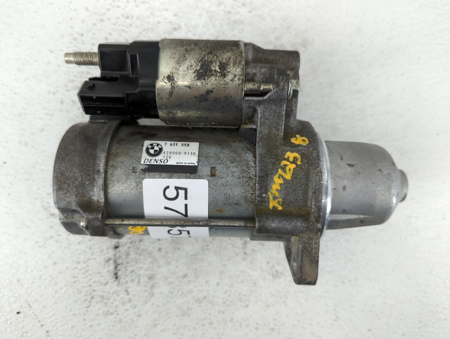 2014-2017 Bmw 535i Car Starter Motor Solenoid OEM P/N:428000-9130 7 631 558 Fits OEM Used Auto Parts - Oemusedautoparts1.com