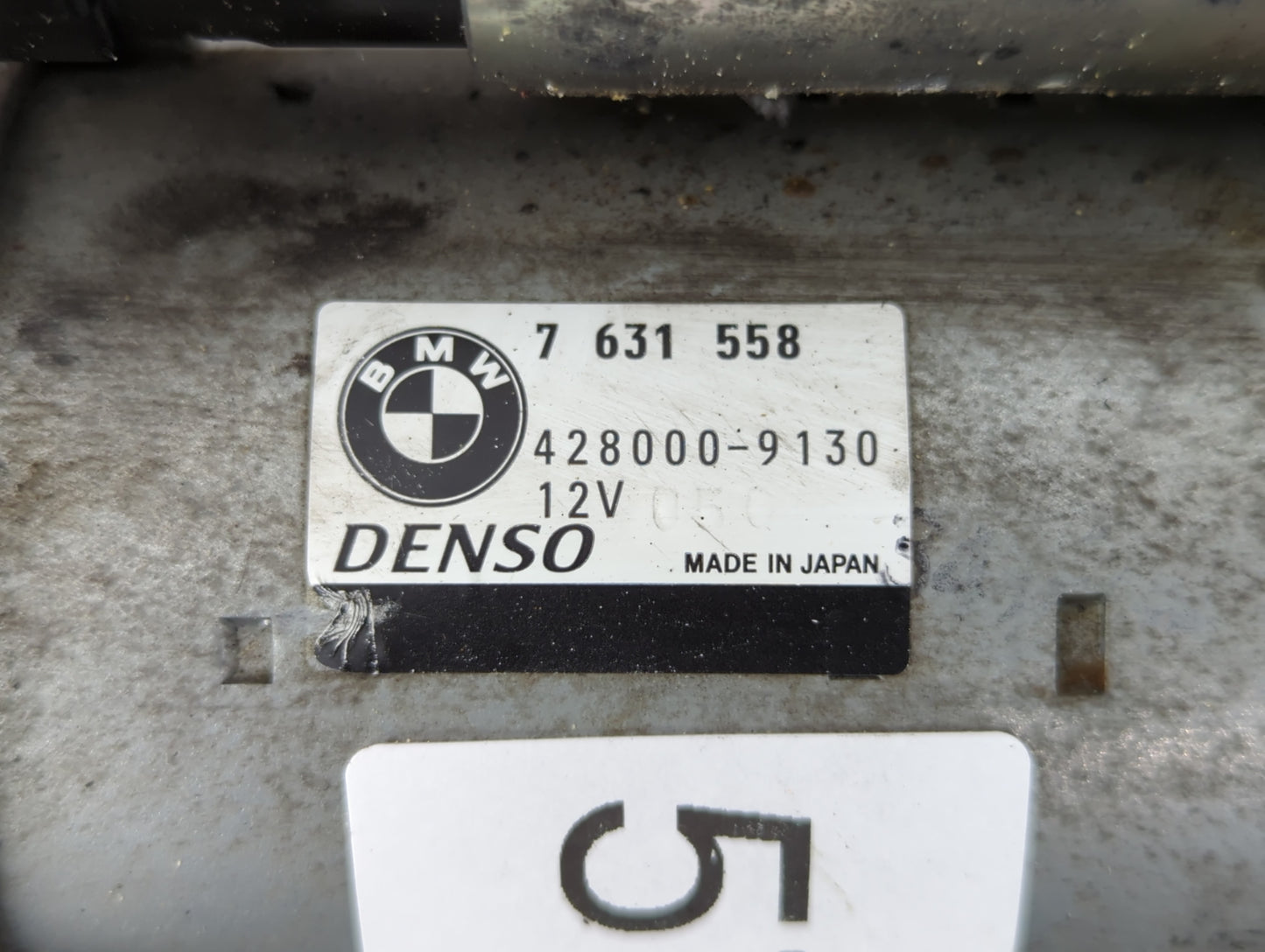 2014-2017 Bmw 535i Car Starter Motor Solenoid OEM P/N:428000-9130 7 631 558 Fits OEM Used Auto Parts - Oemusedautoparts1.com