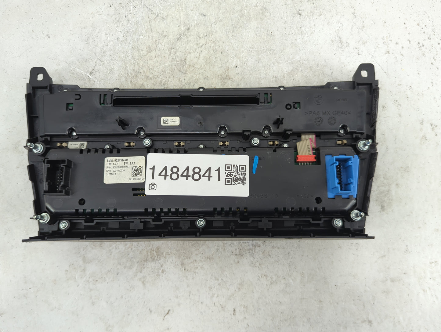 2014 Bmw 5 Series Climate Control Module Temperature AC/Heater Replacement P/N:9324324-01 9C025-637/0015 Fits OEM Used Auto 
