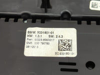 2012-2018 Bmw 650i Climate Control Module Temperature AC/Heater Replacement P/N:9331851-01 Fits OEM Used Auto Parts - Oemuse