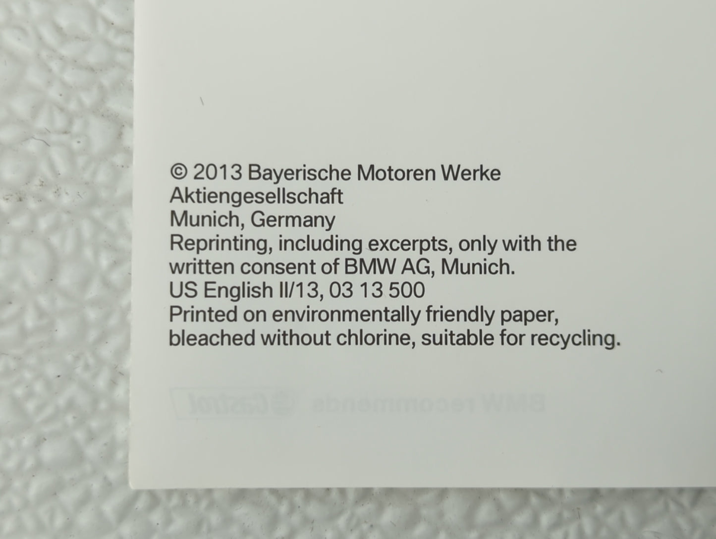 2014 Bmw M3 Owners Manual Book Guide OEM Used Auto Parts - Oemusedautoparts1.com