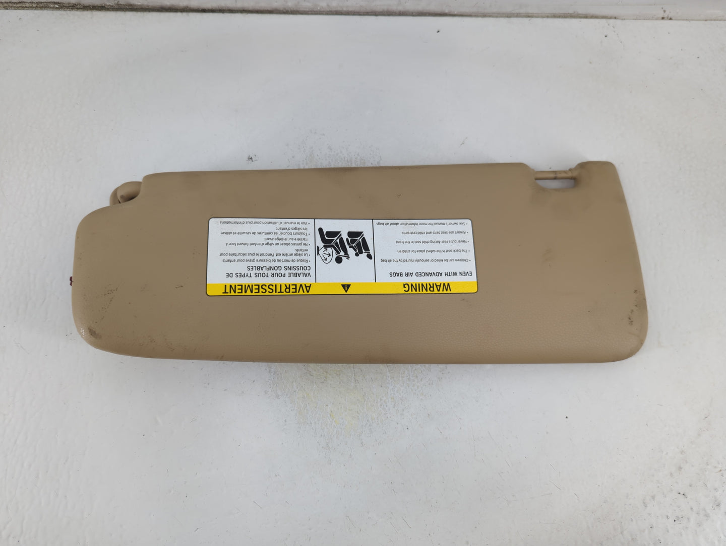 2012-2015 Bmw X1 Sun Visor Shade Replacement Passenger Right Mirror Fits OEM Used Auto Parts - Oemusedautoparts1.com