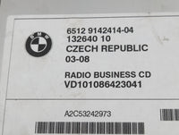 2012-2015 Bmw X1 Radio AM FM Cd Player Receiver Replacement P/N:6512 9142414-04 Fits Fits 2010 2011 2012 2013 2014 2015 2016