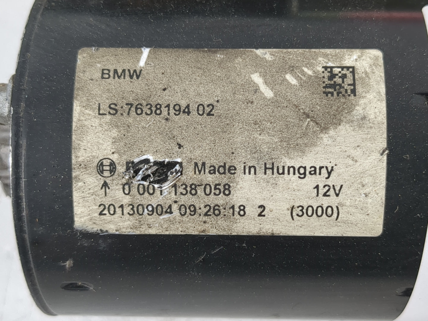 2012-2015 Bmw X1 Car Starter Motor Solenoid OEM P/N:7638194 02 Fits Fits 2012 2013 2014 2015 2016 2017 OEM Used Auto Parts -