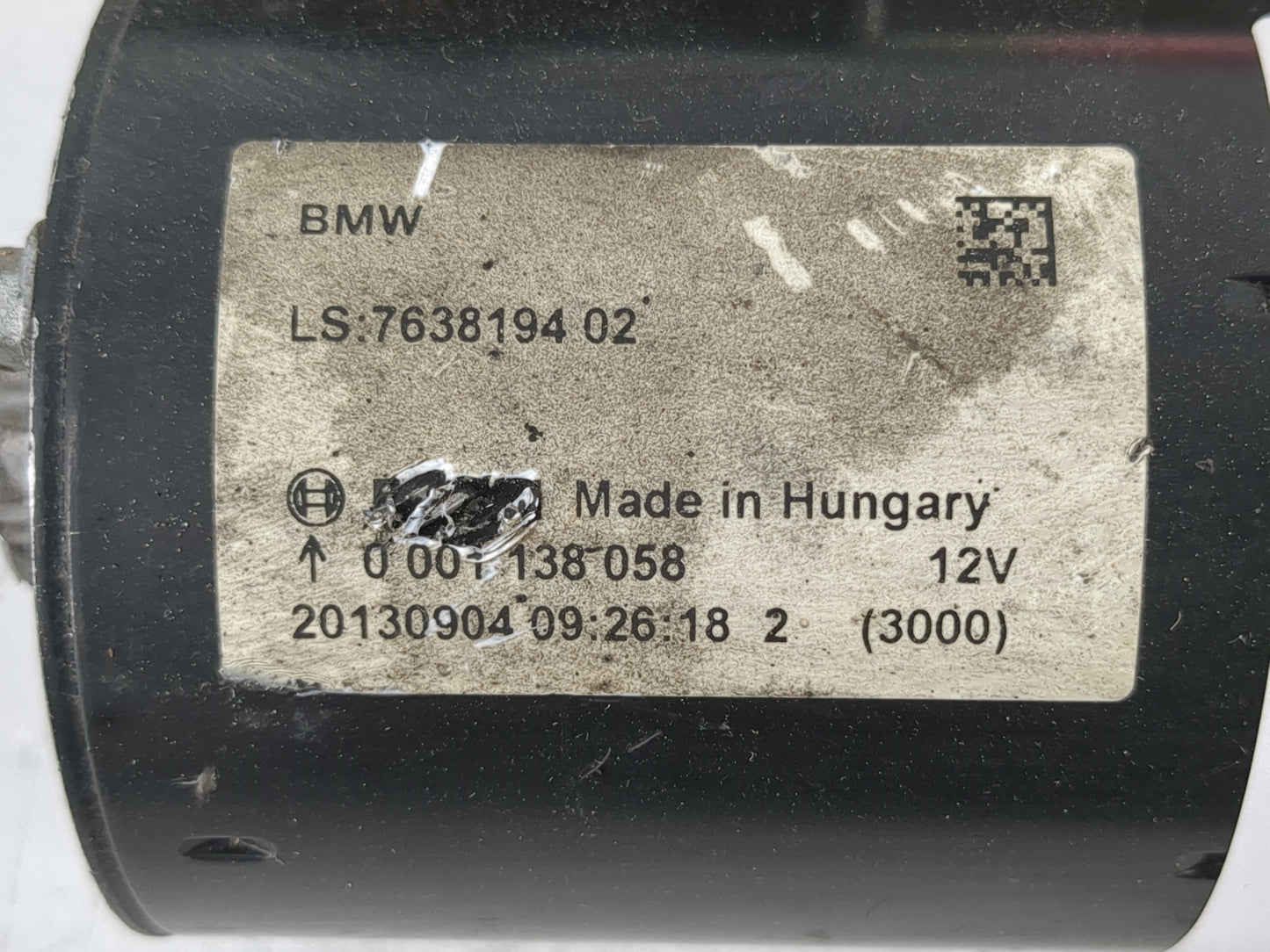 2012-2015 Bmw X1 Car Starter Motor Solenoid OEM P/N:7638194 02 Fits Fits 2012 2013 2014 2015 2016 2017 OEM Used Auto Parts -