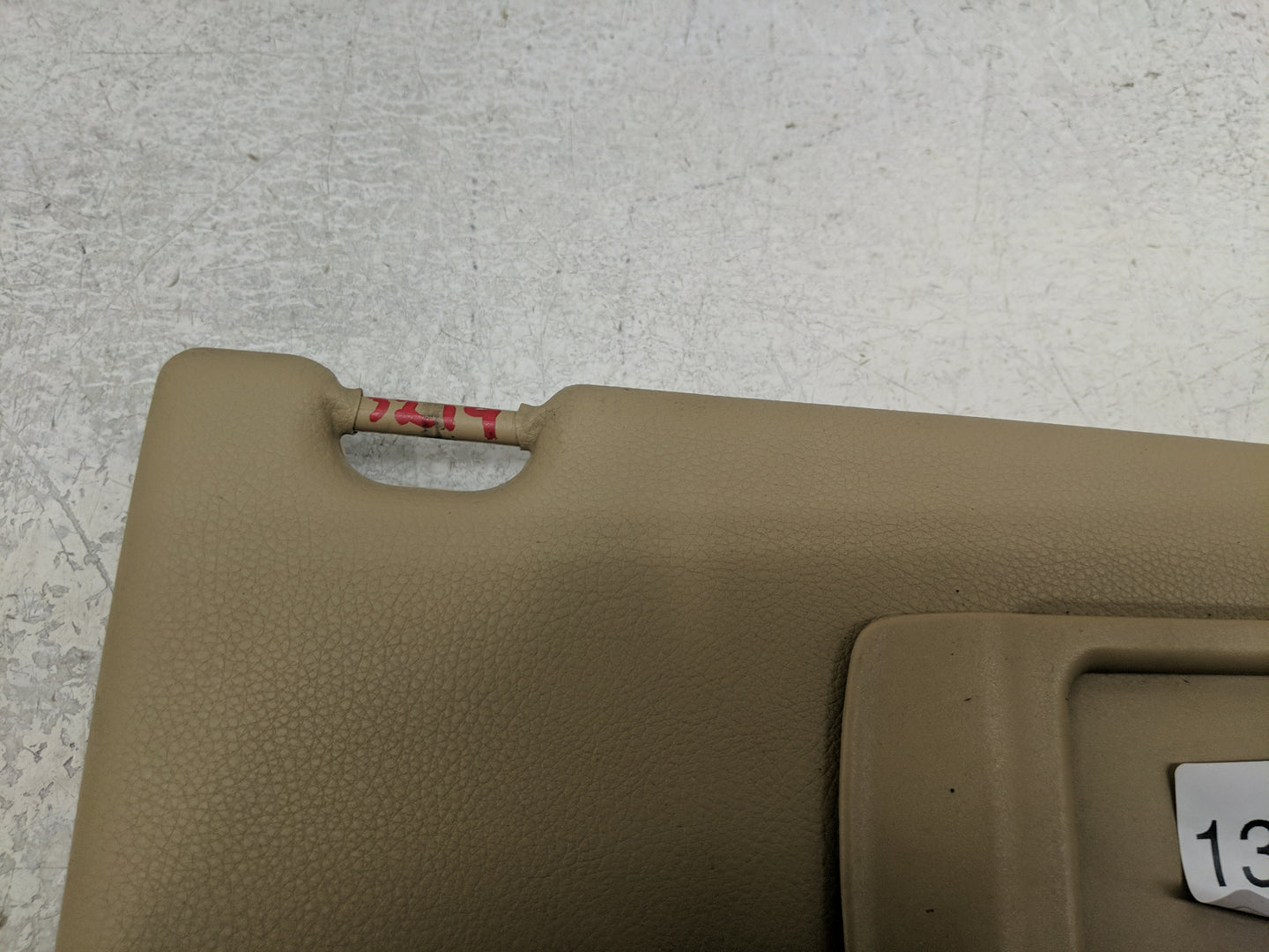 2012-2015 Bmw X1 Sun Visor Shade Replacement Passenger Right Mirror Fits OEM Used Auto Parts - Oemusedautoparts1.com