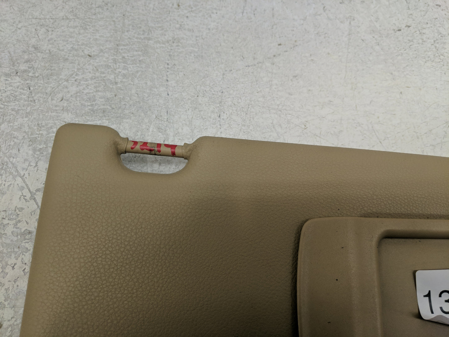2012-2015 Bmw X1 Sun Visor Shade Replacement Passenger Right Mirror Fits OEM Used Auto Parts - Oemusedautoparts1.com