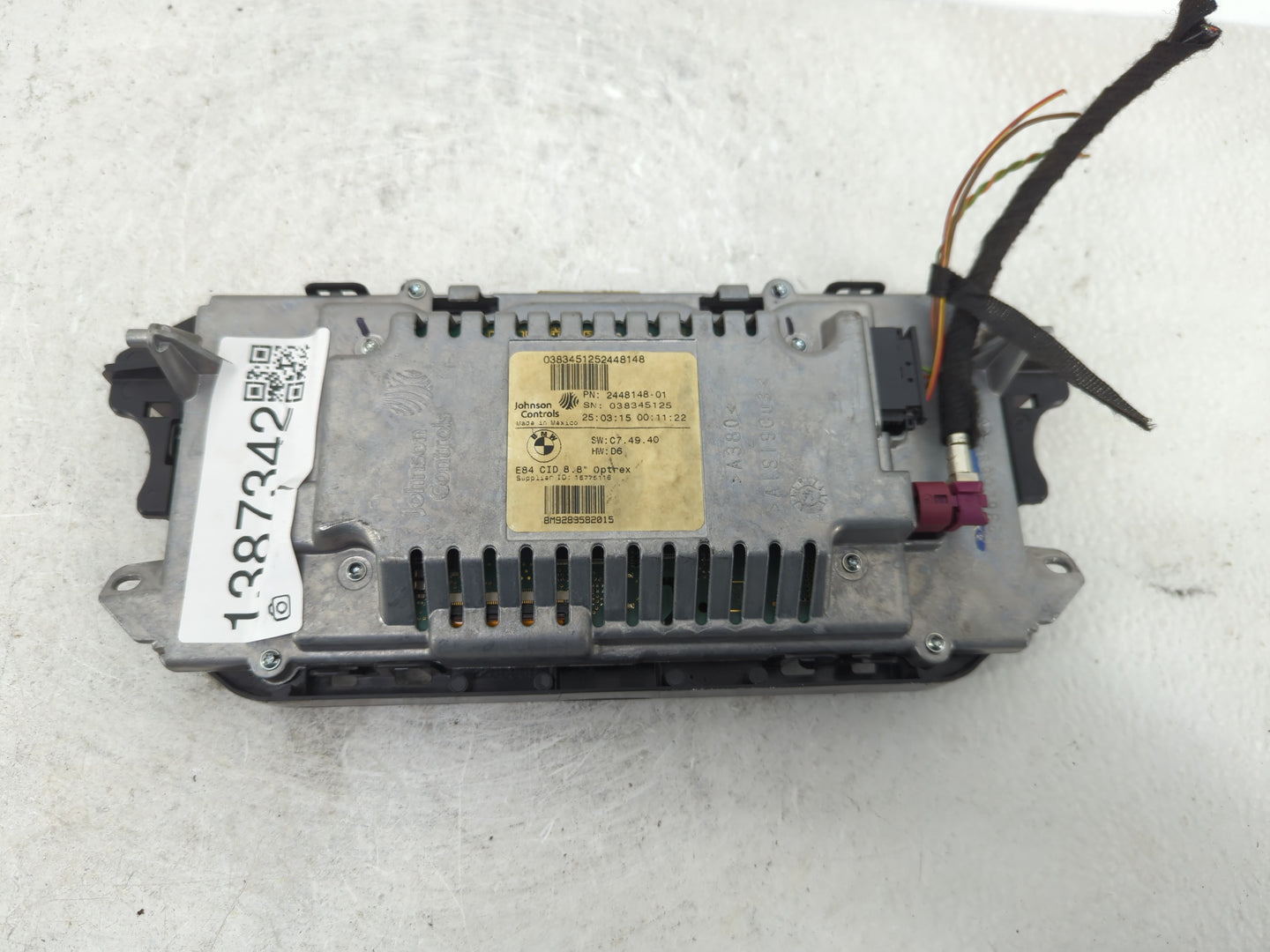 2013-2015 Bmw X1 Information Display Screen - Oemusedautoparts1.com
