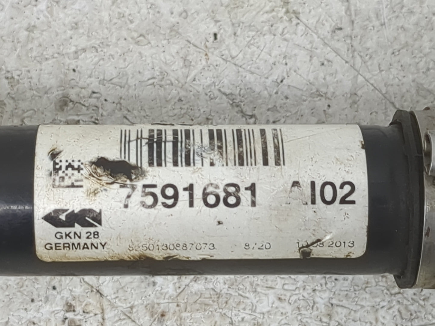 2012-2015 Bmw X1 Axle Shaft Front Driver Cv C/v - Oemusedautoparts1.com