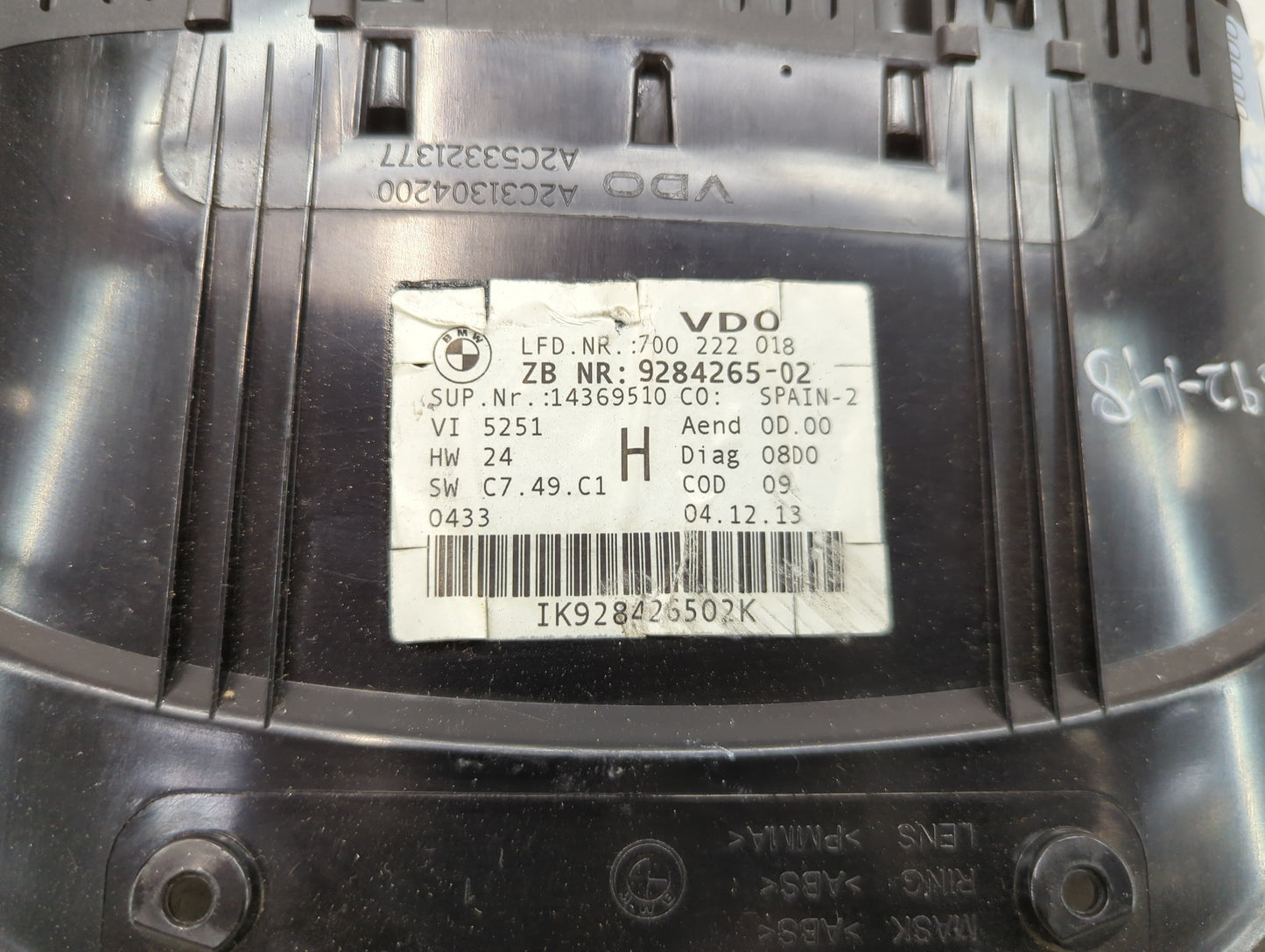 2013-2015 Bmw X1 Instrument Cluster Speedometer Gauges P/N:9284265-02 A2C82643200 Miles:78K Fits OEM Used Auto Parts - Oemus