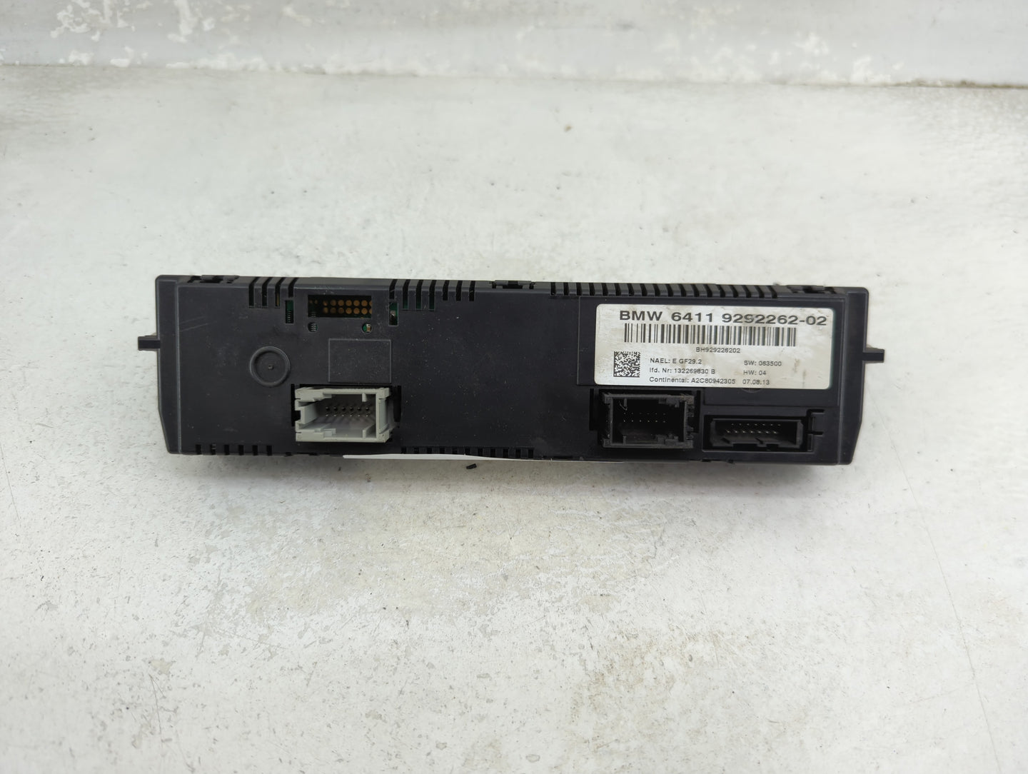 2012-2015 Bmw X1 Climate Control Module Temperature AC/Heater Replacement P/N:9292262-02 Fits Fits 2010 2011 2012 2013 2014 