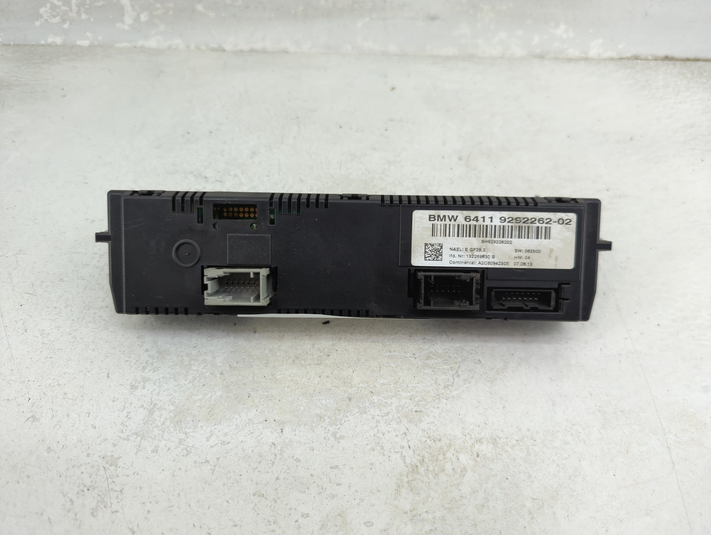 2012-2015 Bmw X1 Climate Control Module Temperature AC/Heater Replacement P/N:9292262-02 Fits Fits 2010 2011 2012 2013 2014 