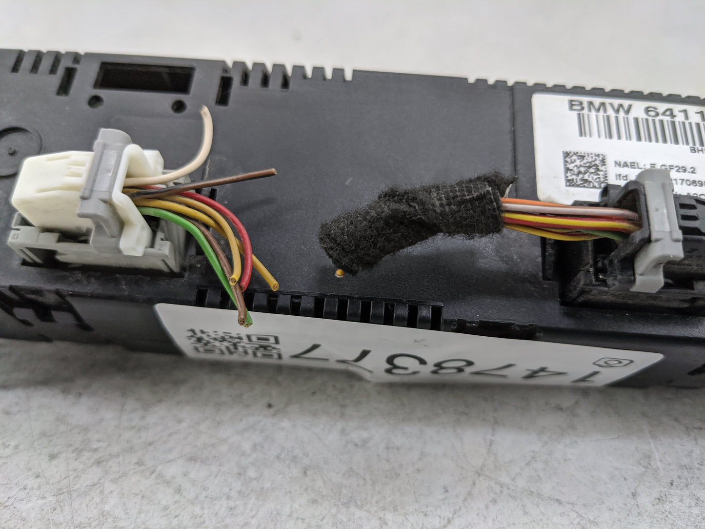 2012-2015 Bmw X1 Climate Control Module Temperature AC/Heater Replacement P/N:64119292262-02 6411 9292262-02 Fits OEM Used A