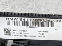 2012-2015 Bmw X1 Climate Control Module Temperature AC/Heater Replacement P/N:64119292262-02 6411 9292262-02 Fits OEM Used A