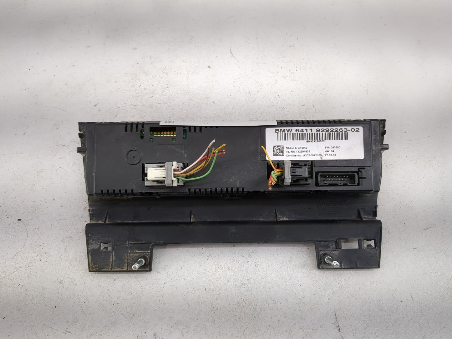2014 Bmw X1 Climate Control Module Temperature AC/Heater Replacement P/N:6411 9292263-02 A2C80942105 Fits OEM Used Auto Part