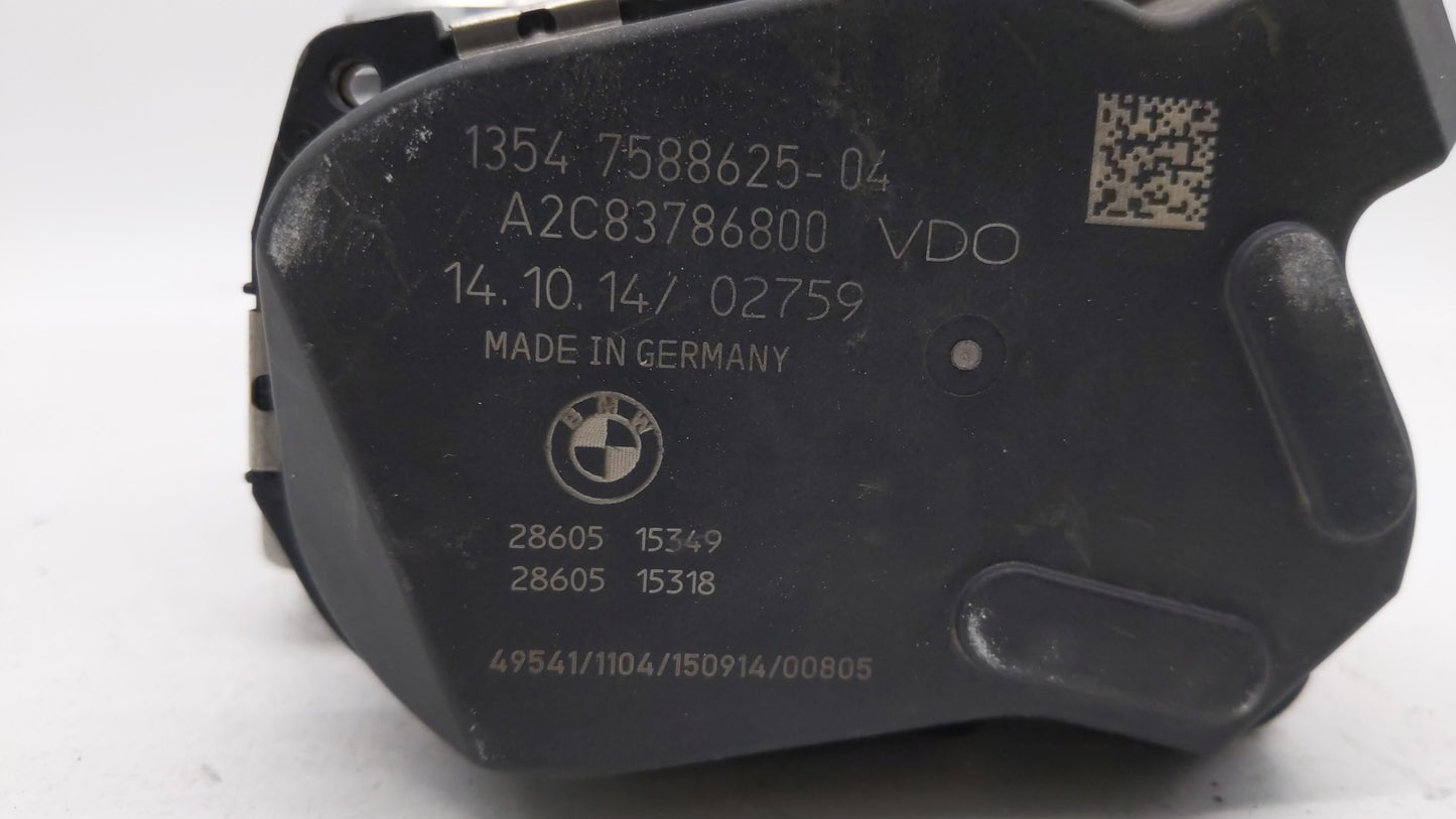 2012-2015 Bmw X1 Throttle Body P/N:A2C53355204 1354 7588625 Fits Fits 2012 2013 2014 2015 2016 2017 2018 OEM Used Auto Parts