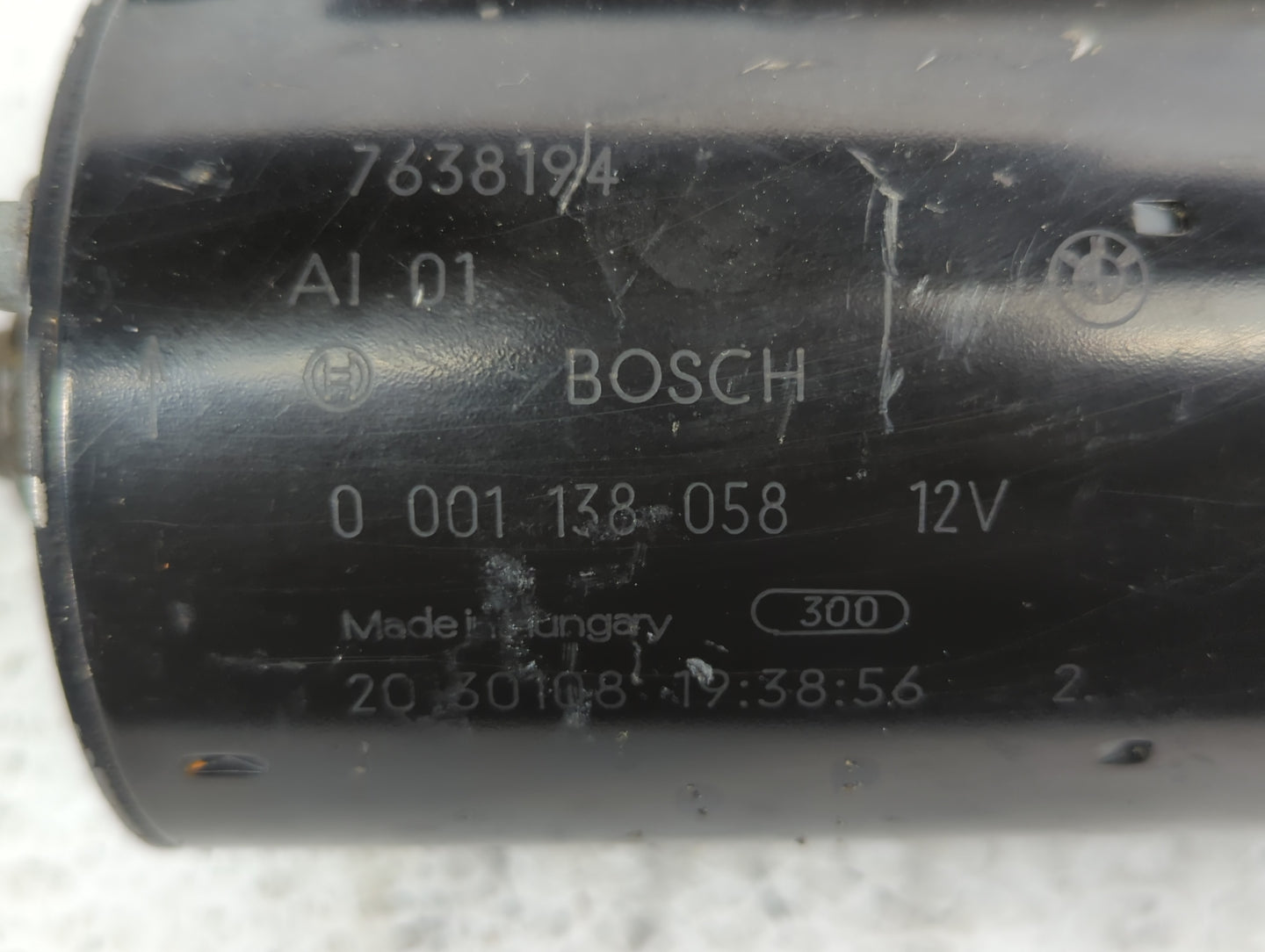2012-2015 Bmw X1 Car Starter Motor Solenoid OEM P/N:0001138058 Fits Fits 2012 2013 2014 2015 2016 2017 2018 OEM Used Auto Pa