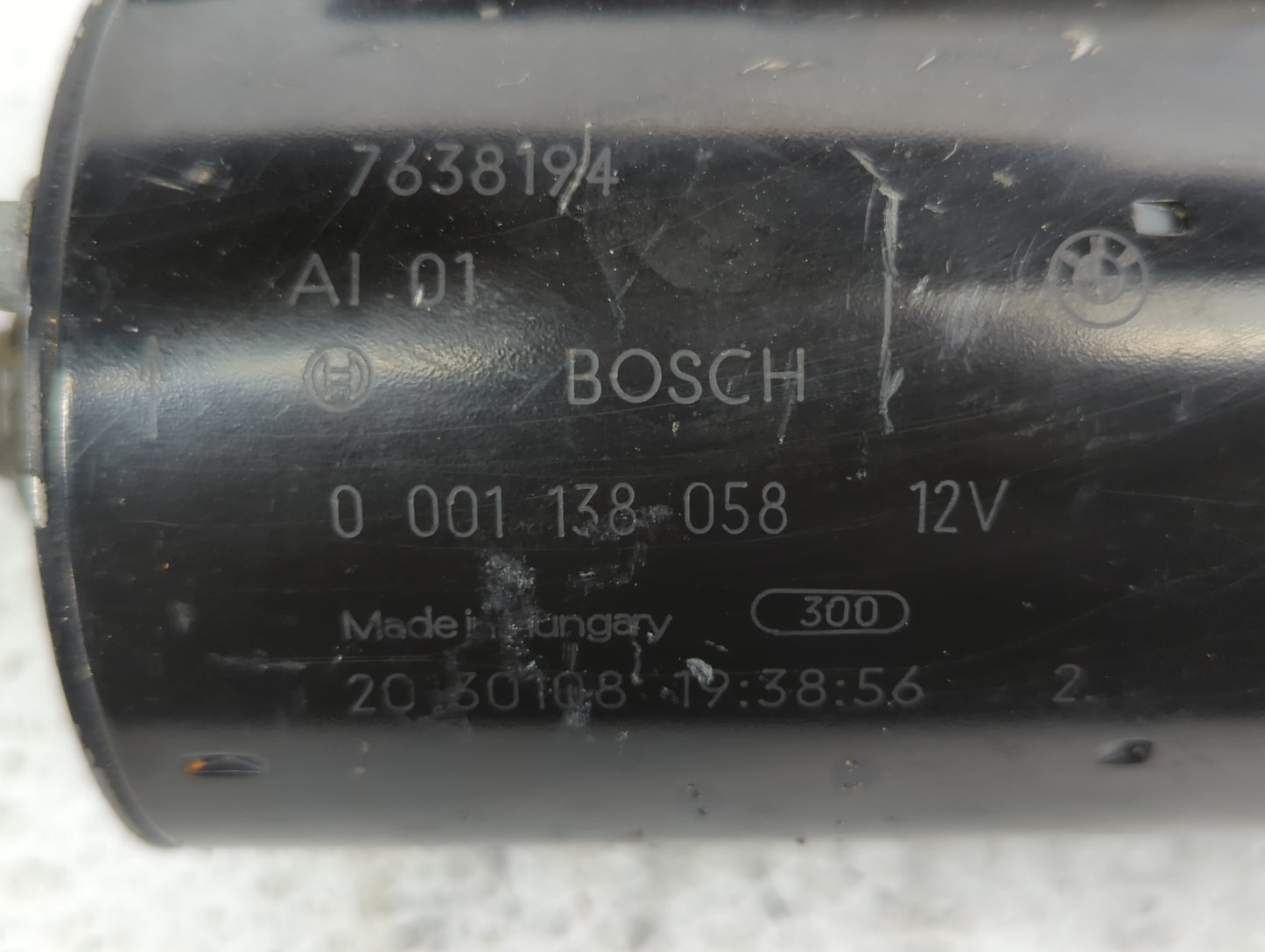 2012-2015 Bmw X1 Car Starter Motor Solenoid OEM P/N:0001138058 Fits Fits 2012 2013 2014 2015 2016 2017 2018 OEM Used Auto Pa