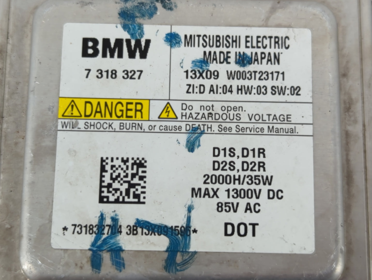 2012-2015 Bmw X1 Headlight Ballast Head Light - Oemusedautoparts1.com