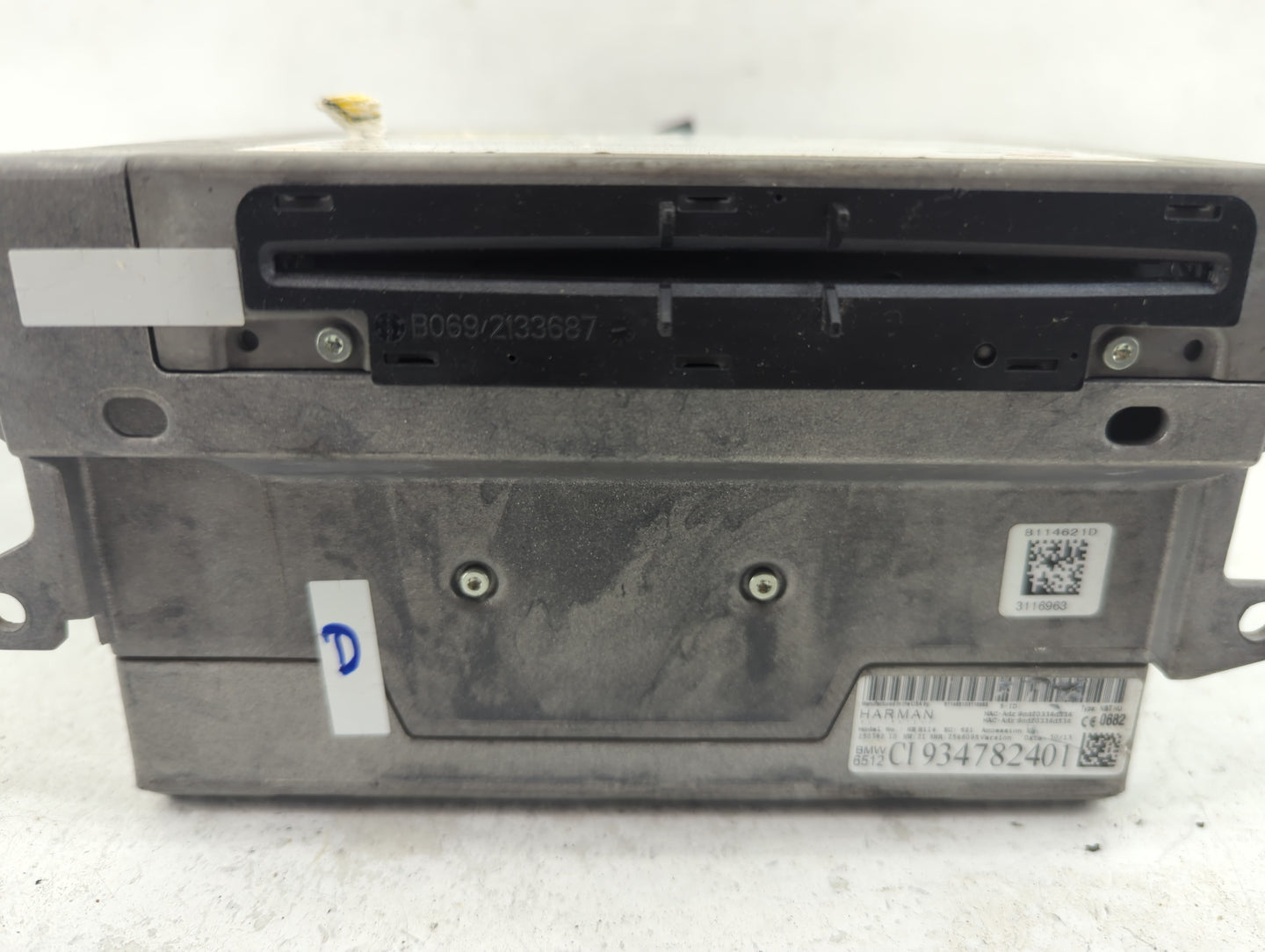 2013-2017 Bmw X3 Radio AM FM Cd Player Receiver Replacement P/N:934782401 Fits Fits 2013 2014 2015 2016 2017 OEM Used Auto P