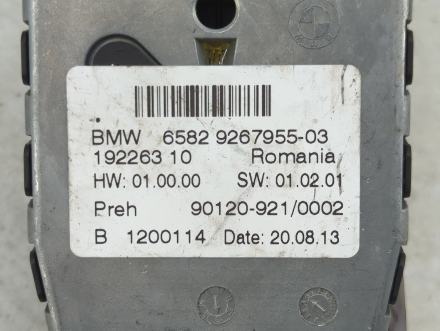 2014 Bmw X3 Radio AM FM Cd Player Receiver Replacement P/N:9267955-03 65829267955-03, 90120-921/0002 Fits OEM Used Auto Part