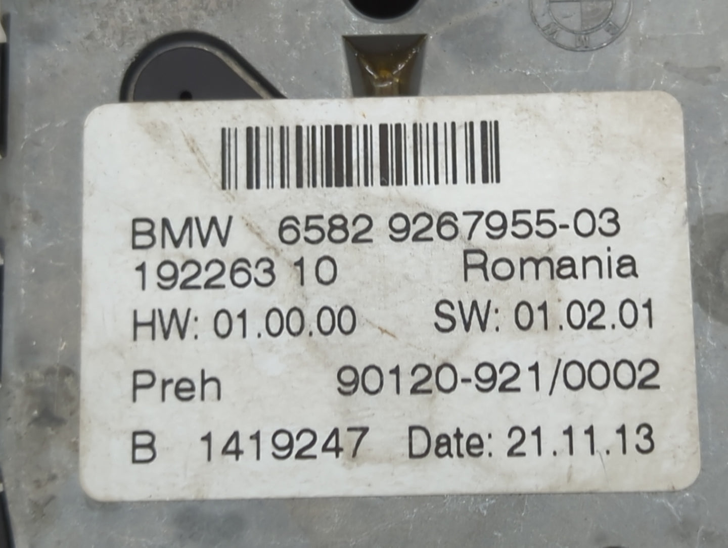 2014 Bmw X3 Information-gps-tv Control Module - Oemusedautoparts1.com