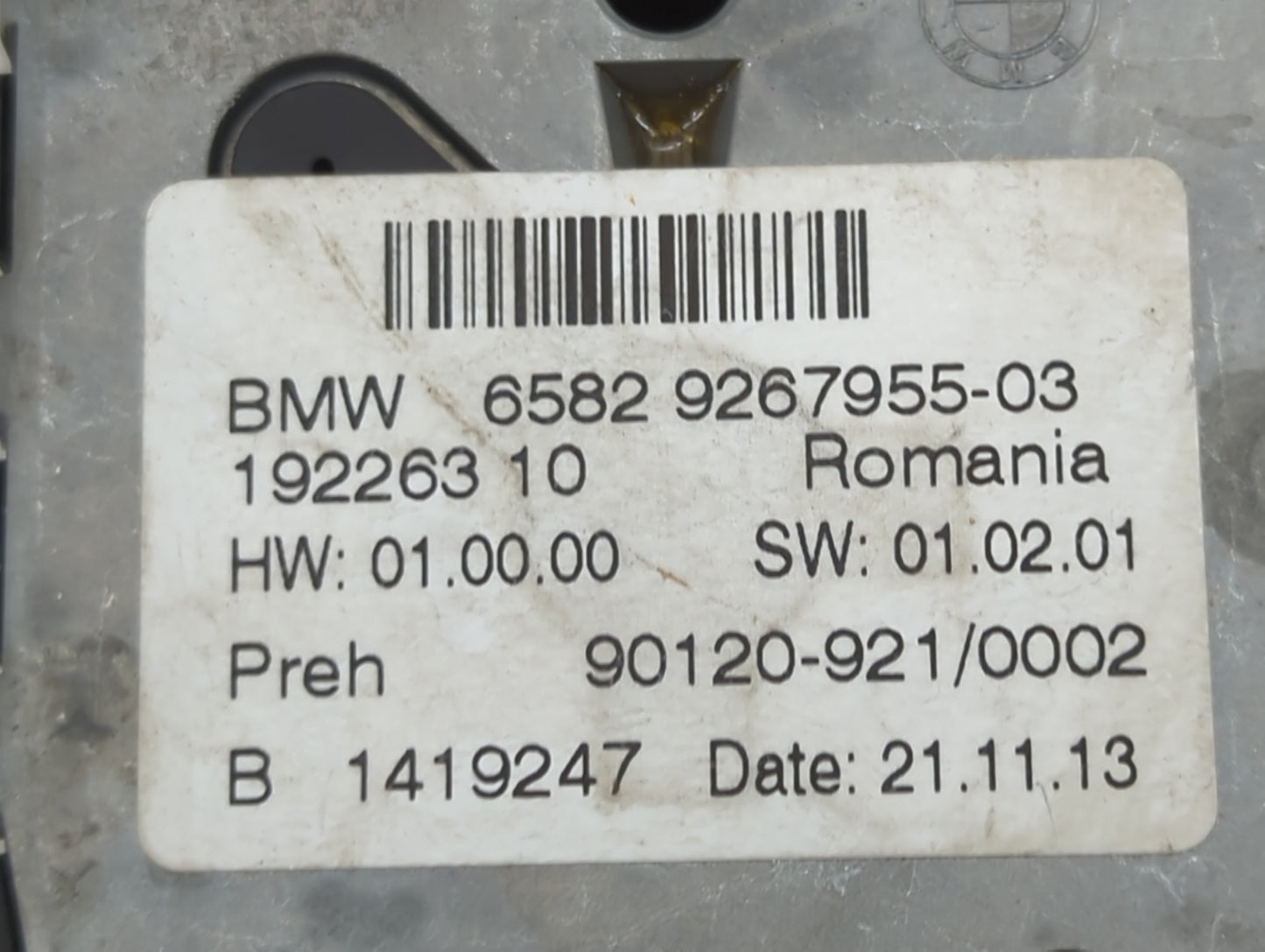 2014 Bmw X3 Information-gps-tv Control Module - Oemusedautoparts1.com