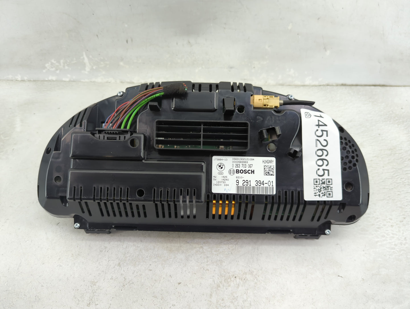 2013-2014 Bmw X3 Instrument Cluster Speedometer Gauges P/N:9312038-01 0263724021, 173884-10 Miles: Fits Fits 2011 2012 2013 