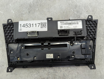 2013-2014 Bmw X3 Climate Control Module Temperature AC/Heater Replacement P/N:64119312722-01 9312722201 Fits Fits 2013 2014 OEM Used Auto Parts