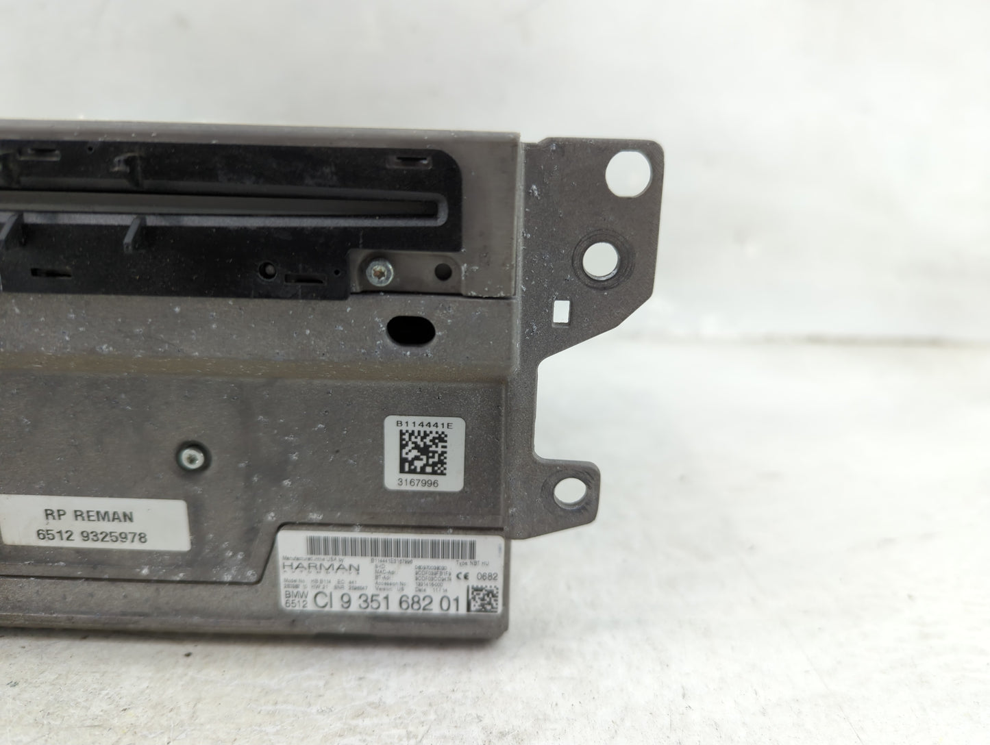 2014-2016 Bmw X3 Radio AM FM Cd Player Receiver Replacement P/N:NBT.HU T8GB067, 6434A-B067 Fits Fits 2014 2015 2016 2017 201