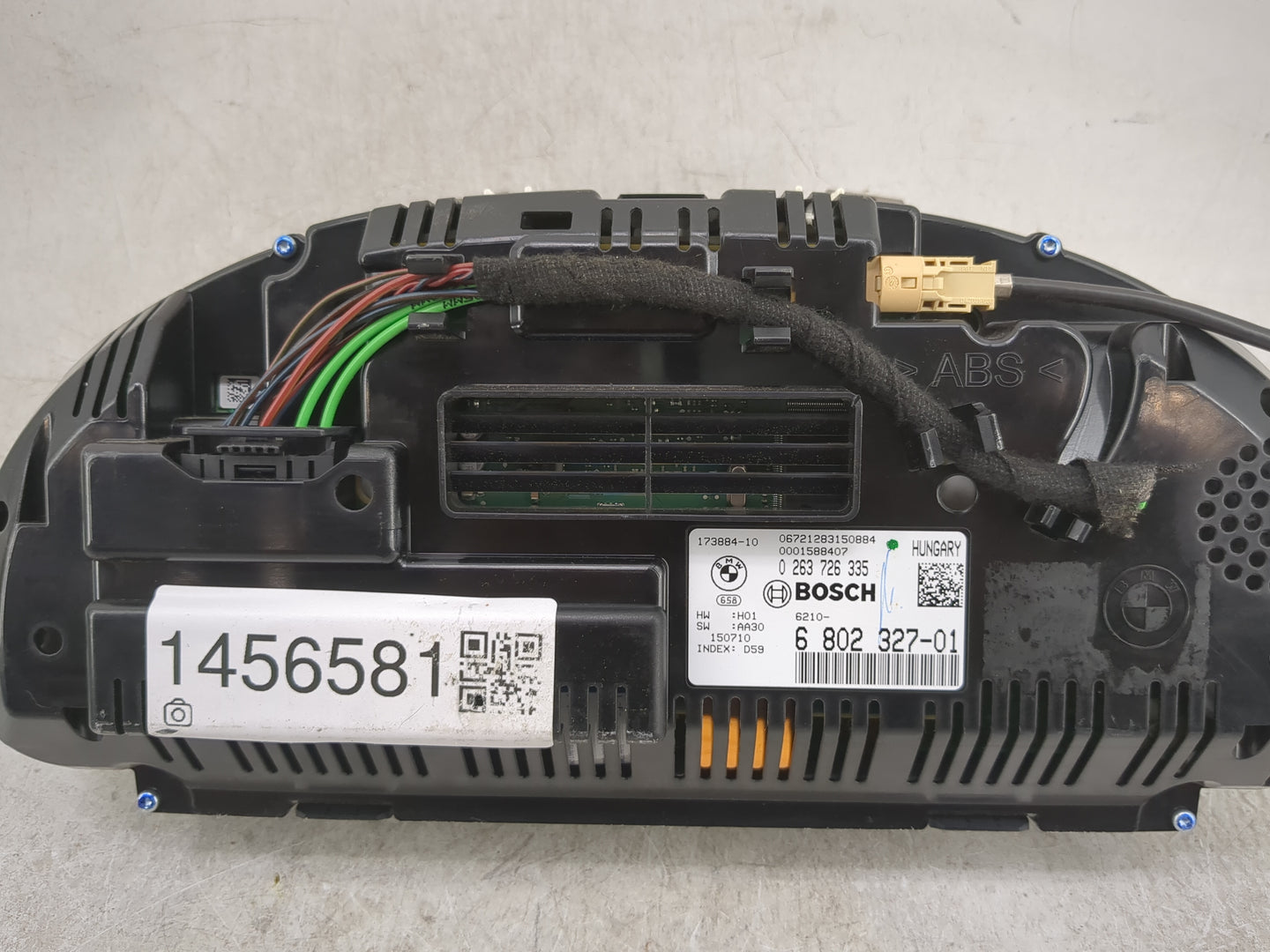 2014-2017 Bmw X3 Instrument Cluster Speedometer Gauges P/N:0 263 726 335 9339894-01 Miles: Fits Fits 2014 2015 2016 2017 201