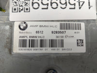 2014 Bmw X3 Radio Speaker Amplifier 9283507|341181|5351818d0 - Oemusedautoparts1.com