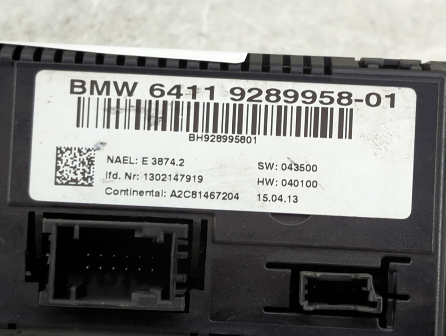 2011-2014 Bmw X3 Climate Control Module Temperature AC/Heater Replacement P/N:9289958-01 Fits Fits 2011 2012 2013 2014 OEM U