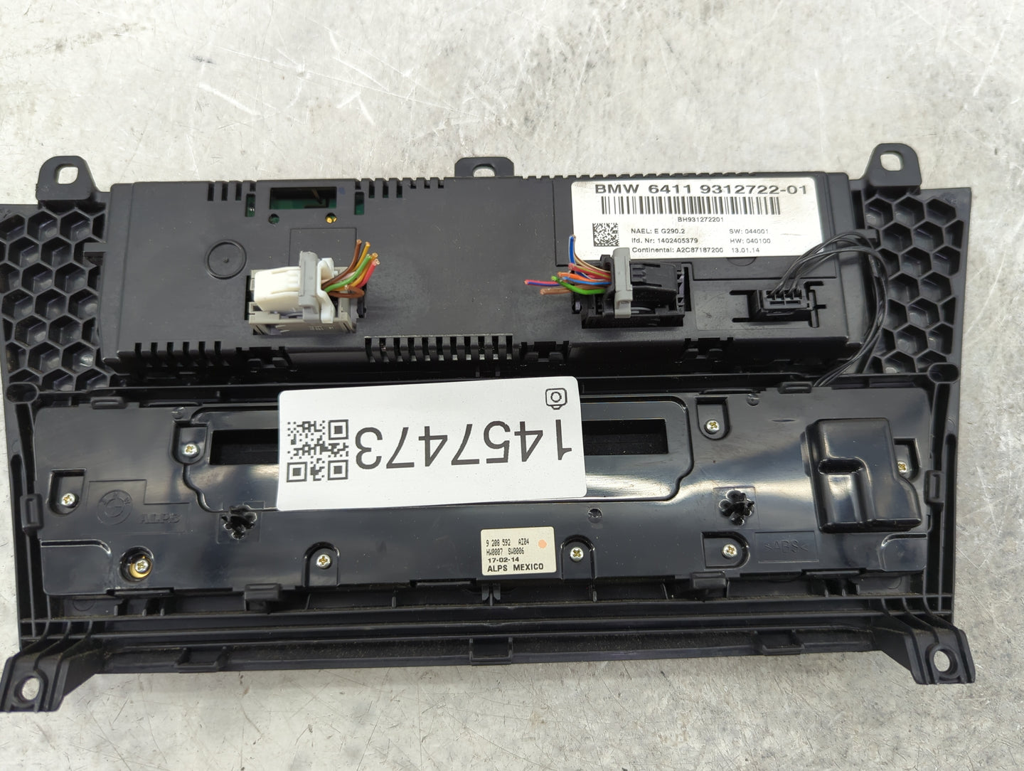2011-2014 Bmw X3 Climate Control Module Temperature AC/Heater Replacement P/N:9312722-01 Fits Fits 2011 2012 2013 2014 OEM U