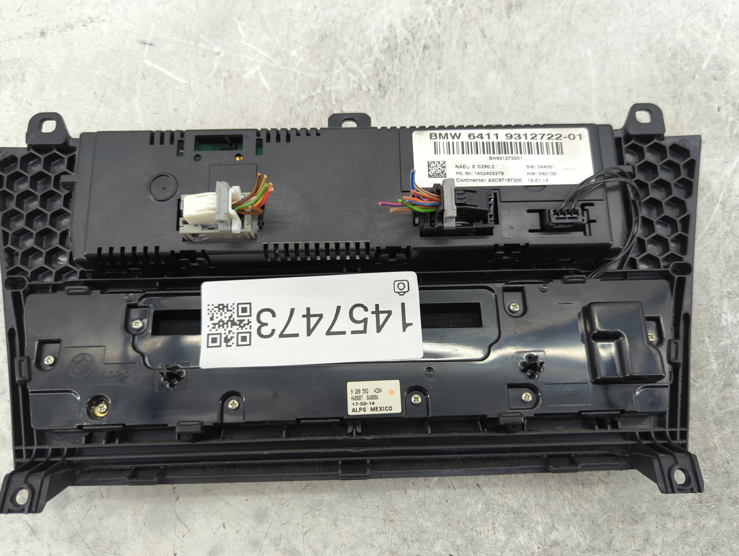 2011-2014 Bmw X3 Climate Control Module Temperature AC/Heater Replacement P/N:9312722-01 Fits Fits 2011 2012 2013 2014 OEM U