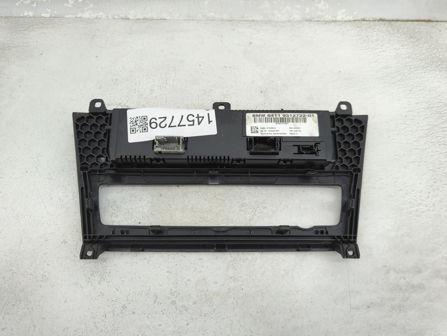 2013-2014 Bmw X3 Climate Control Module Temperature AC/Heater Replacement P/N:9312722-01 Fits Fits 2013 2014 OEM Used Auto P
