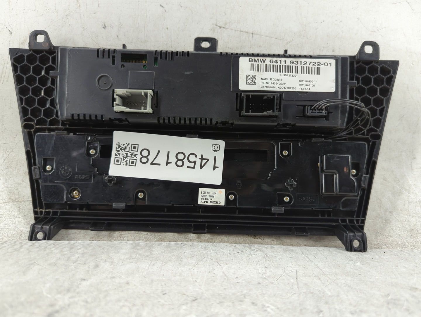 2011-2014 Bmw X3 Climate Control Module Temperature AC/Heater Replacement P/N:9312722-01 Fits Fits 2011 2012 2013 2014 OEM U