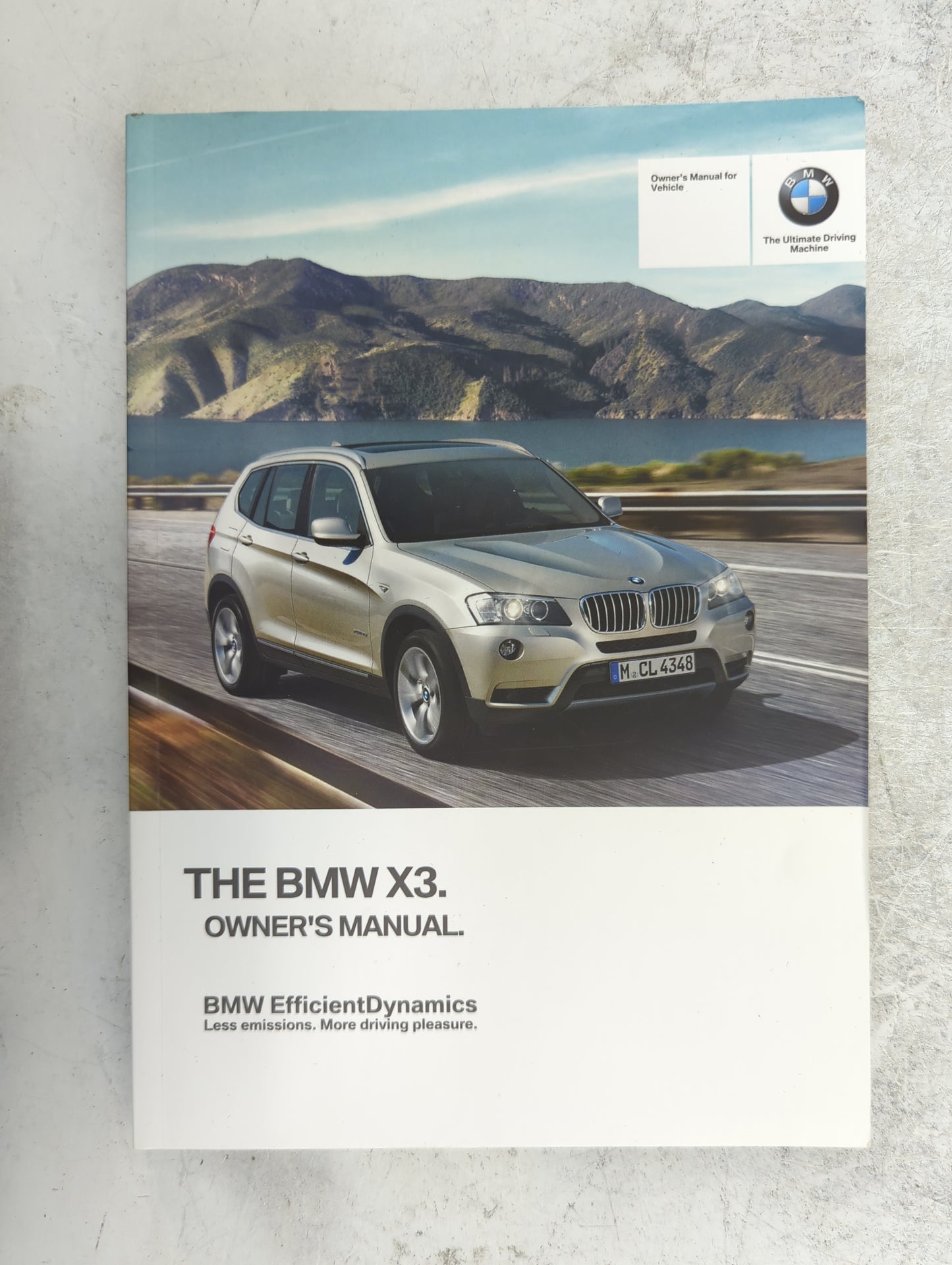 2014 Bmw X3 Owners Manual Book Guide P/N:01402917777 01402917898 OEM Used Auto Parts - Oemusedautoparts1.com