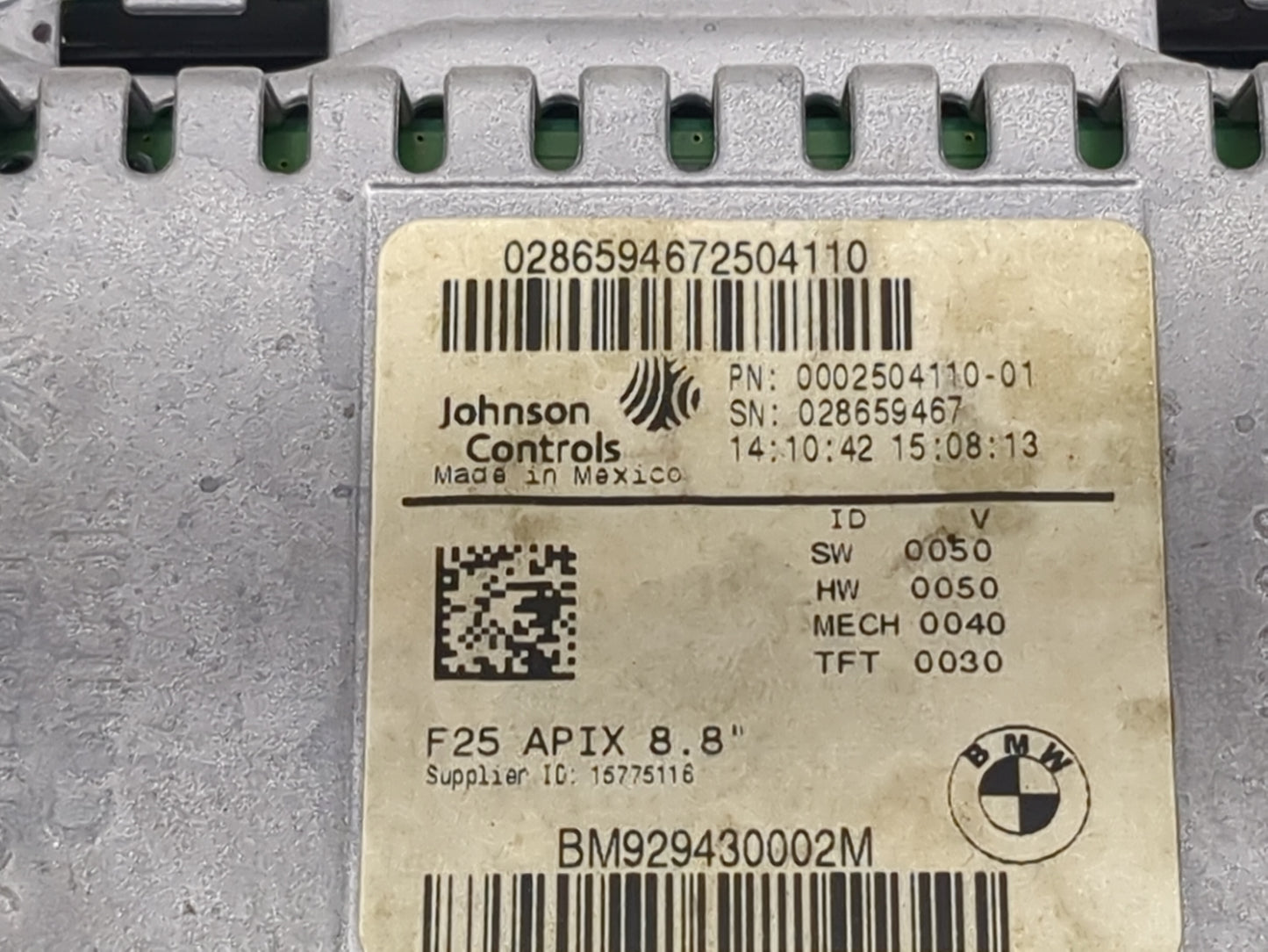 2014-2014 Bmw X3 Information Display Screen 1483845 - Oemusedautoparts1.com