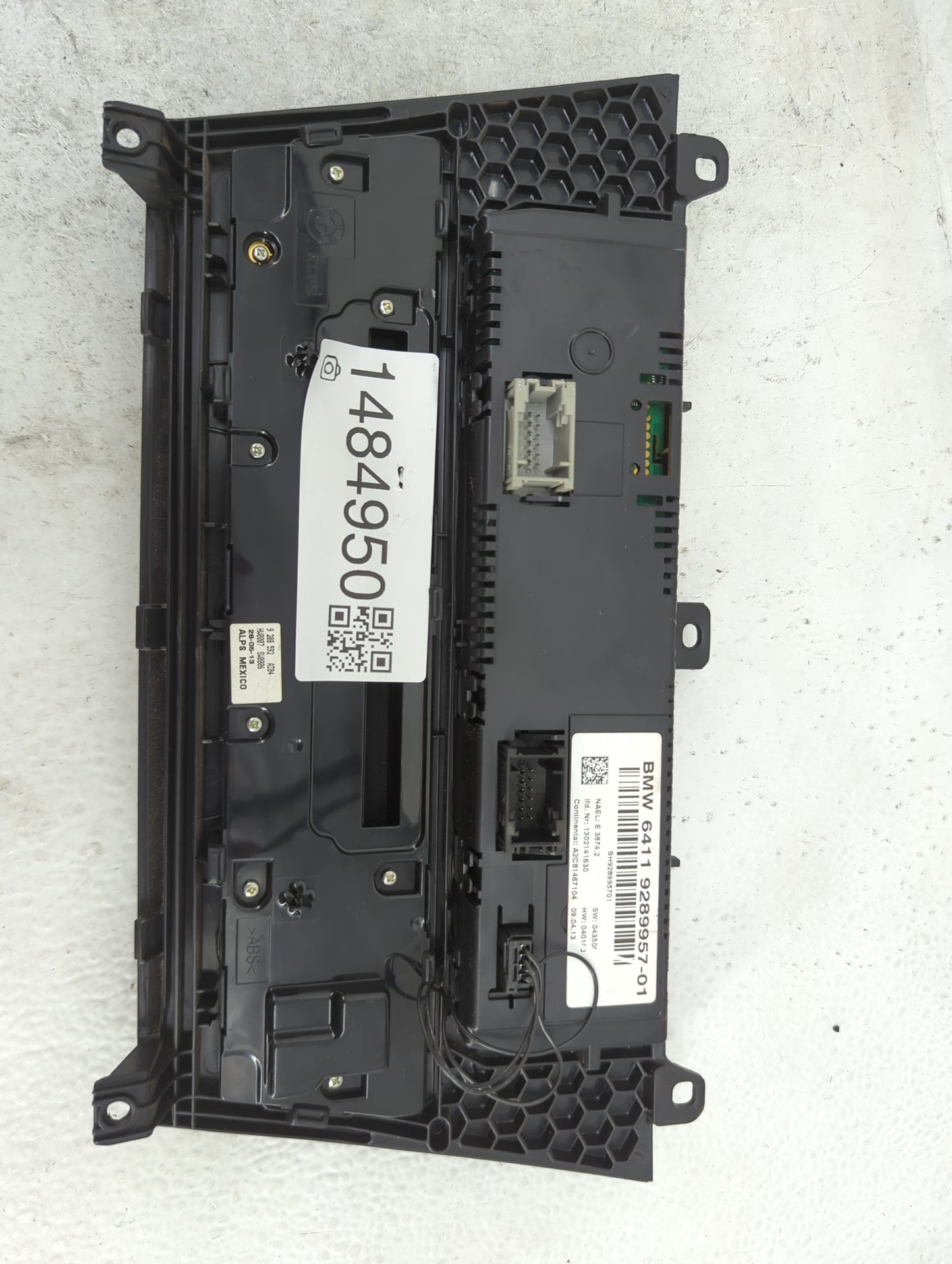 2011-2014 Bmw X3 Climate Control Module Temperature AC/Heater Replacement P/N:6411 9289957-01 6411 9269957-01 Fits OEM Used 