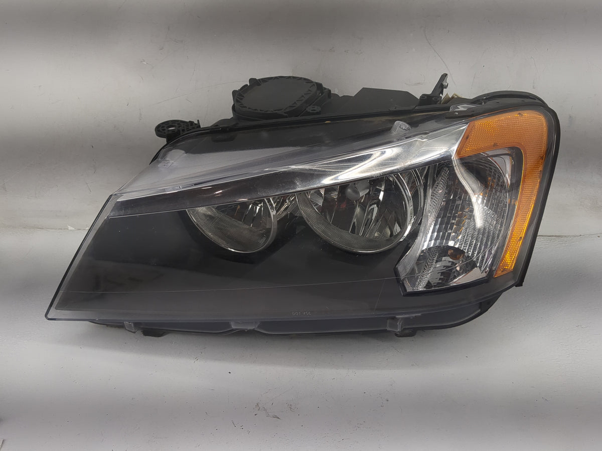 2011-2014 Bmw X3 Driver Left Oem Head Light Headlight Lamp Black - Oemusedautoparts1.com