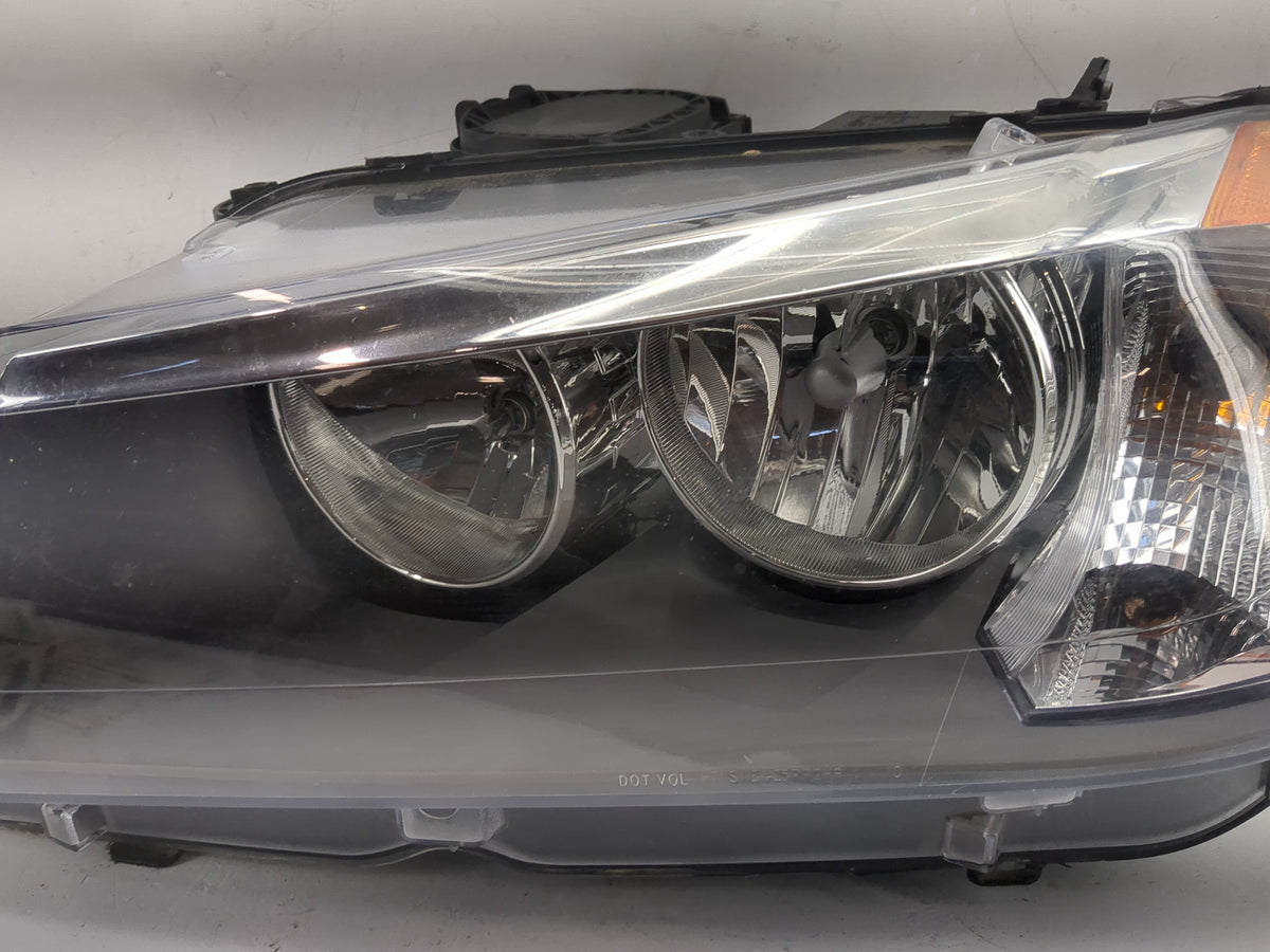 2011-2014 Bmw X3 Driver Left Oem Head Light Headlight Lamp Black - Oemusedautoparts1.com