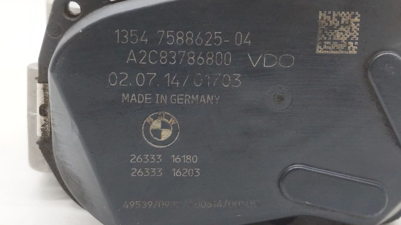 2013-2017 Bmw X3 Throttle Body P/N:A2C53355204 1354 7588625 Fits Fits 2012 2013 2014 2015 2016 2017 2018 OEM Used Auto Parts