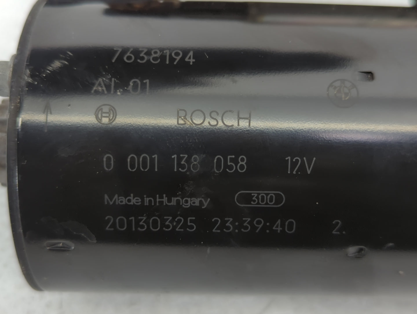 2011-2017 Bmw X3 Car Starter Motor Solenoid OEM P/N:001 138 058 7638194 Fits OEM Used Auto Parts - Oemusedautoparts1.com