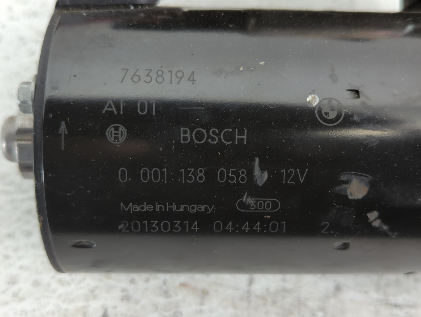 2011-2017 Bmw X3 Car Starter Motor Solenoid OEM P/N:0 001 138 058 Fits Fits 2011 2012 2013 2014 2015 2016 2017 2018 2019 202