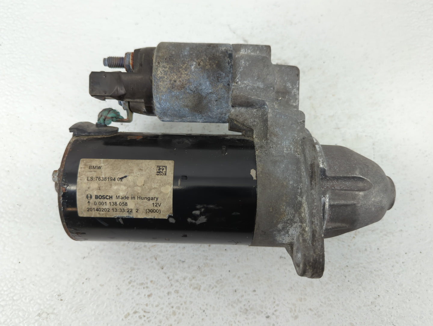 2011-2017 Bmw X3 Car Starter Motor Solenoid OEM P/N:7638194 02 Fits Fits 2011 2012 2013 2014 2015 2016 2017 2018 2019 2020 O